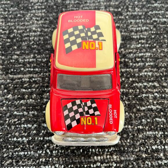 Mini Cooper Race Car Hot Blooded SS 5703 1/24 Diecast Opening Doors - Picture 6 of 13